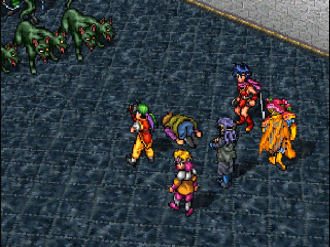 Krin bent over, exposing his raw booty hole.